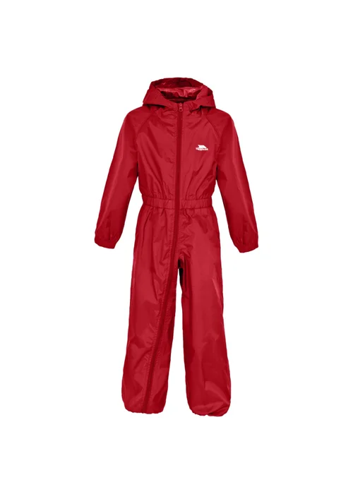 Trespass Baby Red Button Rain Suit (1-2yrs) - 1-1.5 Yrs Image 1