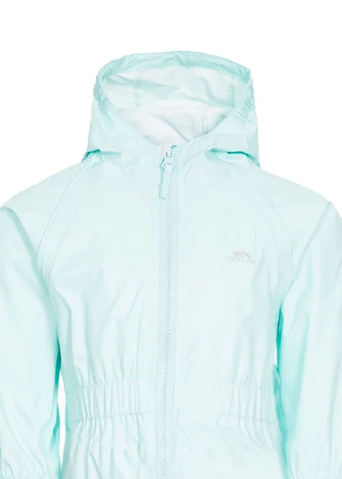 Trespass Baby Sea Blue Button Rain Suit (1-2yrs) - 1-1.5 Yrs Image 3