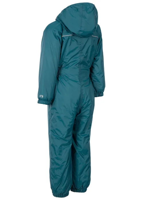 Trespass Baby Teal Button Rain Suit (1-2yrs) - 1.5-2 Yrs Image 2