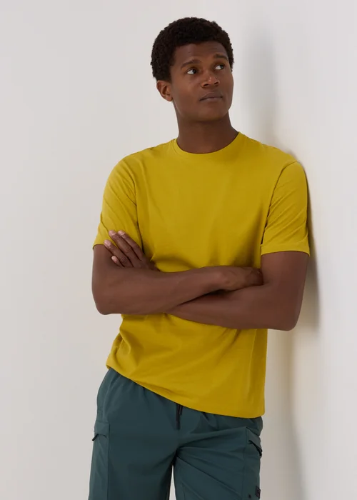 Olive Essential Crewneck T-Shirt - XS Image 1