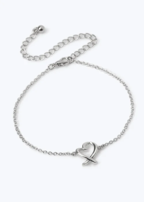 Muse Silver Heart Necklace - One Size Image 2