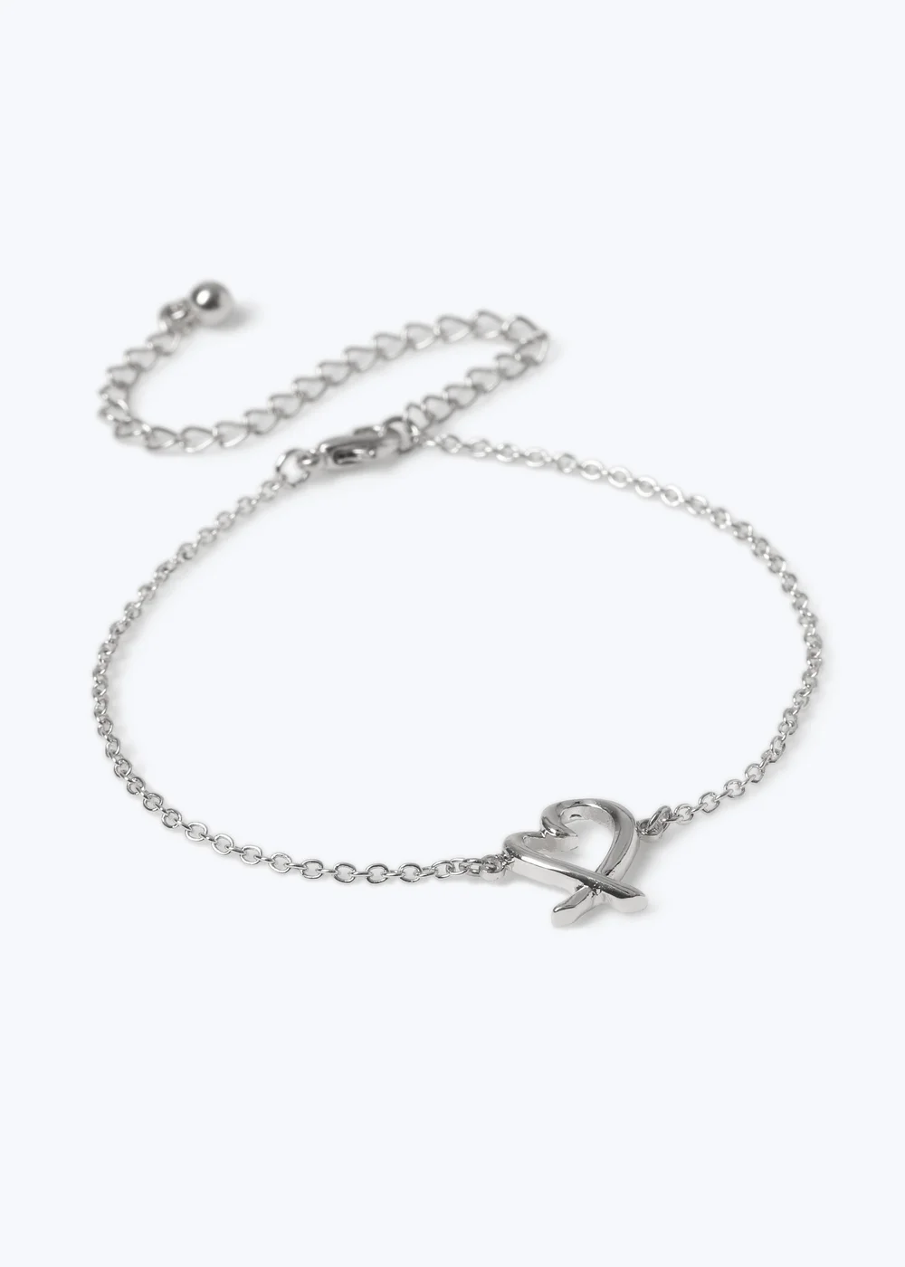 Muse Silver Heart Necklace - One Size Image 1