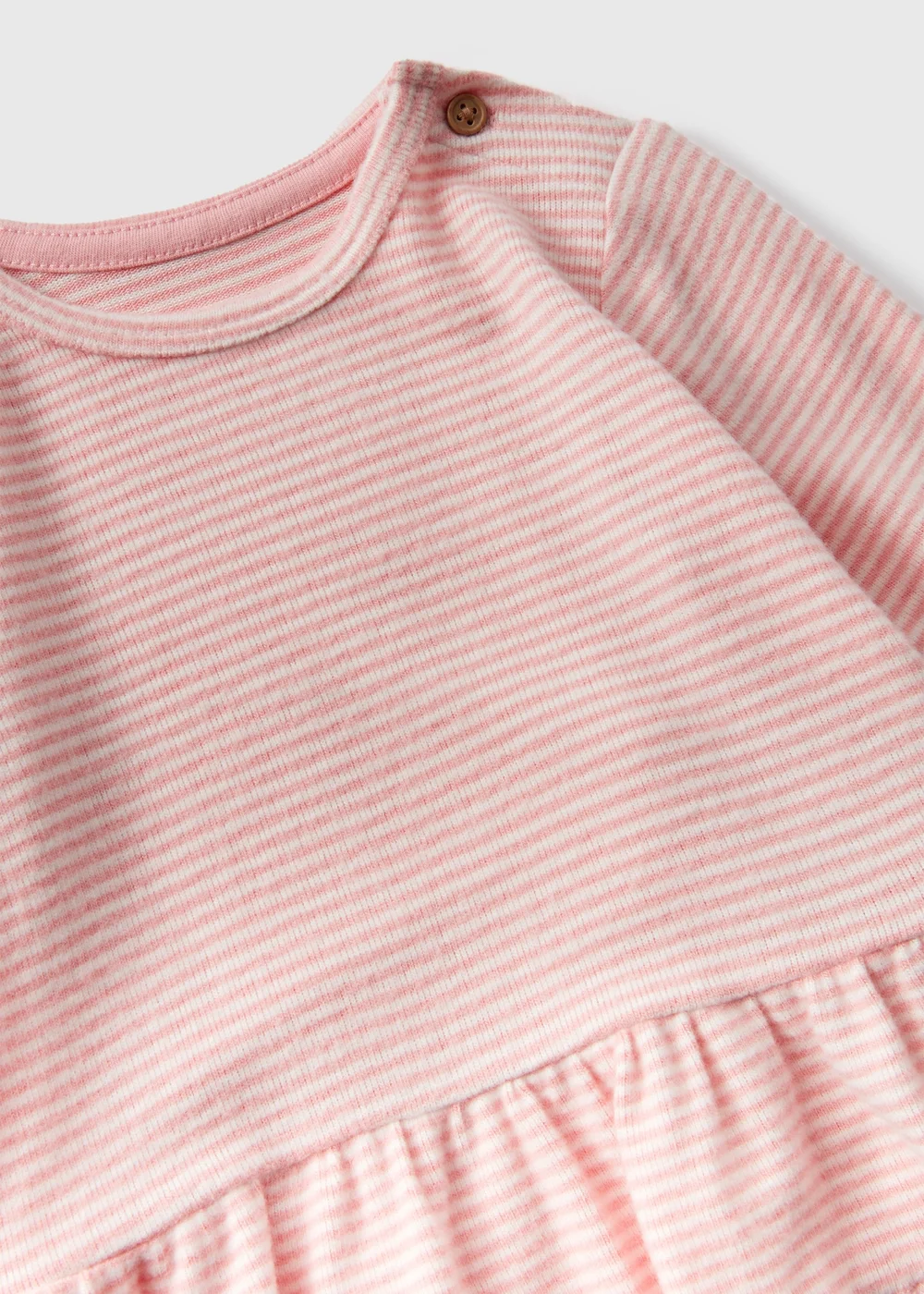 Baby Pink Stripe Top & Leggings Set (Newborn-23mths) - Age 0 - 3 Months Image 2