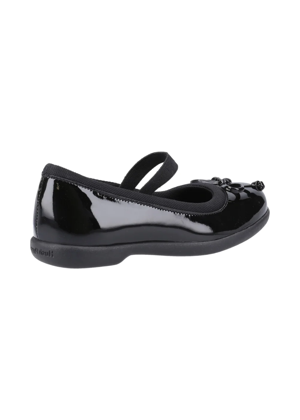 Hush Puppies Girls Black Betty Patent Junior School Shoes (Younger 10-Older 2) - 1 Infants Image 3