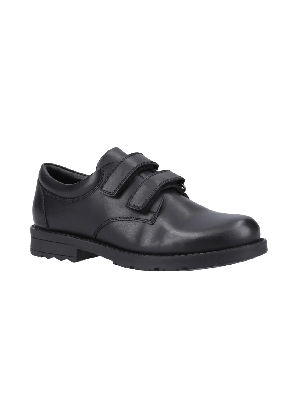 Hush Puppies Boys Black Barry Junior School Shoes (Younger 10-Older 2) - 1 Infants Image 2