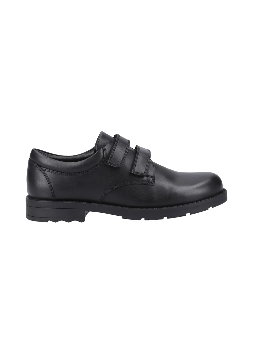 Hush Puppies Boys Black Barry Junior School Shoes (Younger 10-Older 2) - 1 Infants Image 1