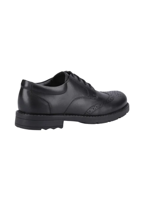 Hush Puppies Boys Black Brian Senior School Shoes (Older 3-6) - 3 Image 3