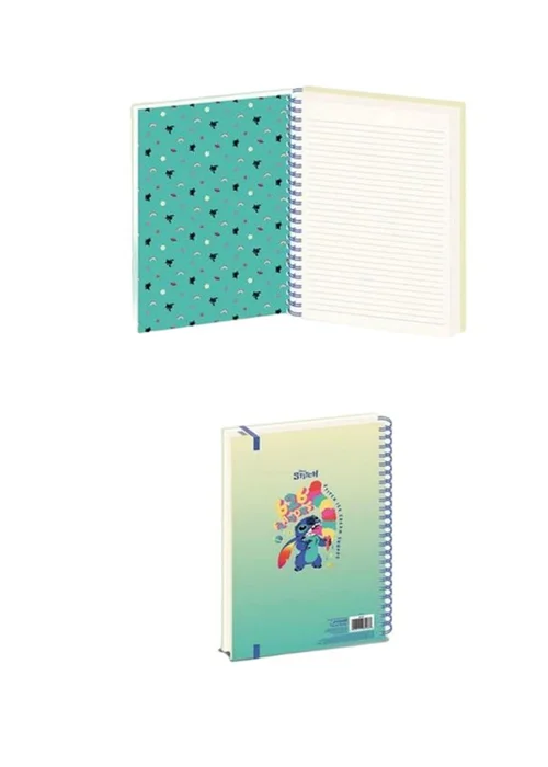 Disney Stitch Blue 626 Flavours A4 Wirebound Notebook - One Size Image 2