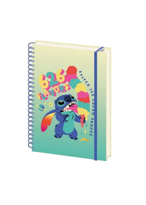 Disney Stitch Blue 626 Flavours A4 Wirebound Notebook - One Size Image 1