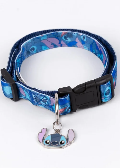 Disney Stitch Blue Dog Collar Set (Pack of 4) - Small Image 3