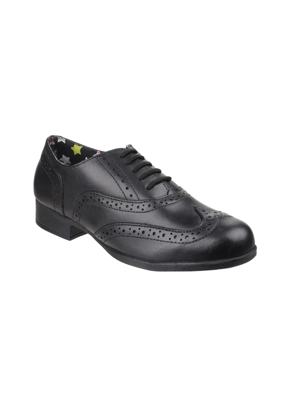 Hush Puppies Girls Black Kada Junior School Shoes (Younger 13-Older 5) - 13 Infants Image 2