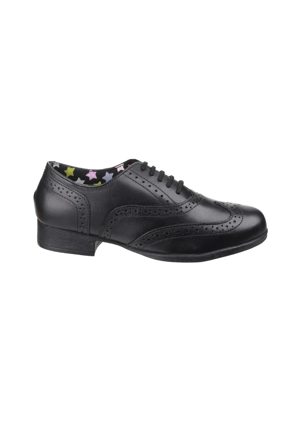 Hush Puppies Girls Black Kada Junior School Shoes (Younger 13-Older 5) - 13 Infants Image 1