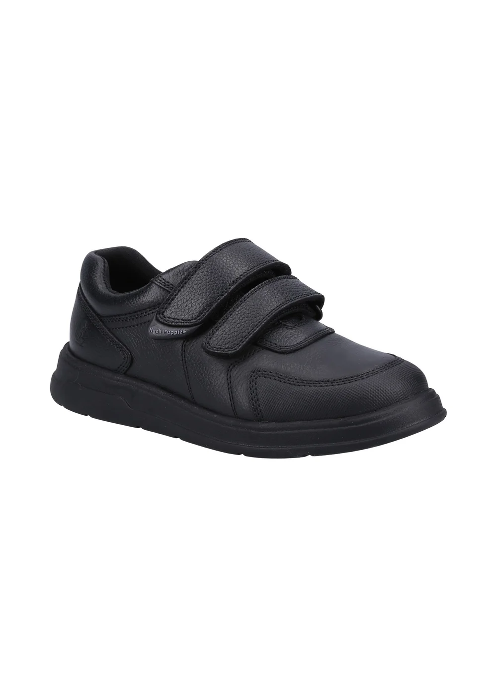 Hush Puppies Boys Black Ryan Jnr School Shoes (Younger 10 - Older 2) - 1 Infants Image 2