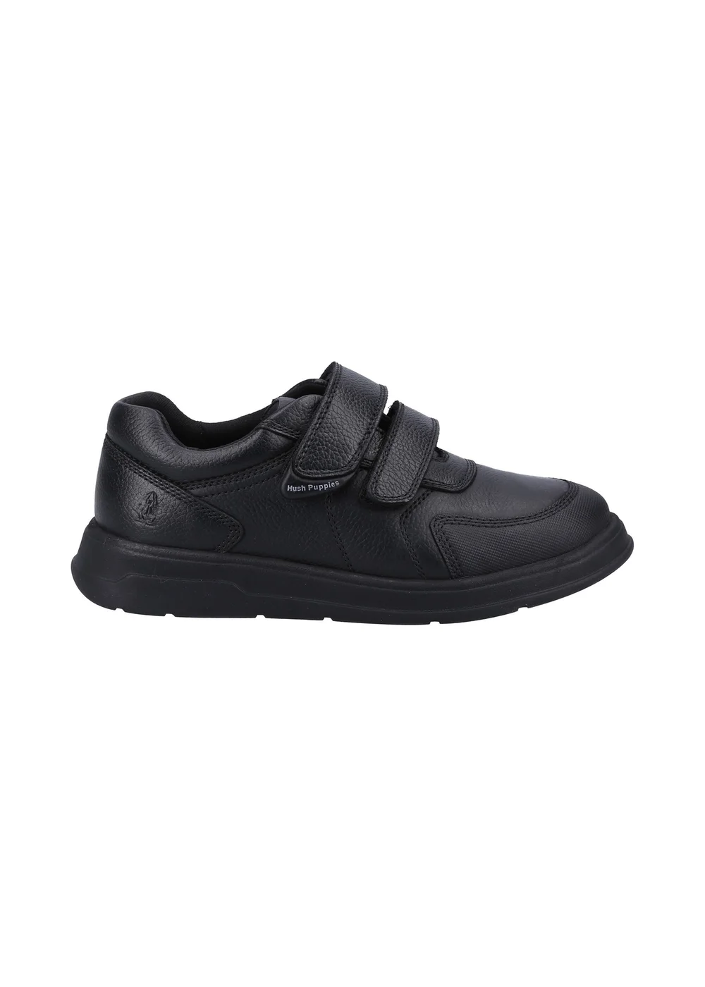 Hush Puppies Boys Black Ryan Jnr School Shoes (Younger 10 - Older 2) - 1 Infants Image 1
