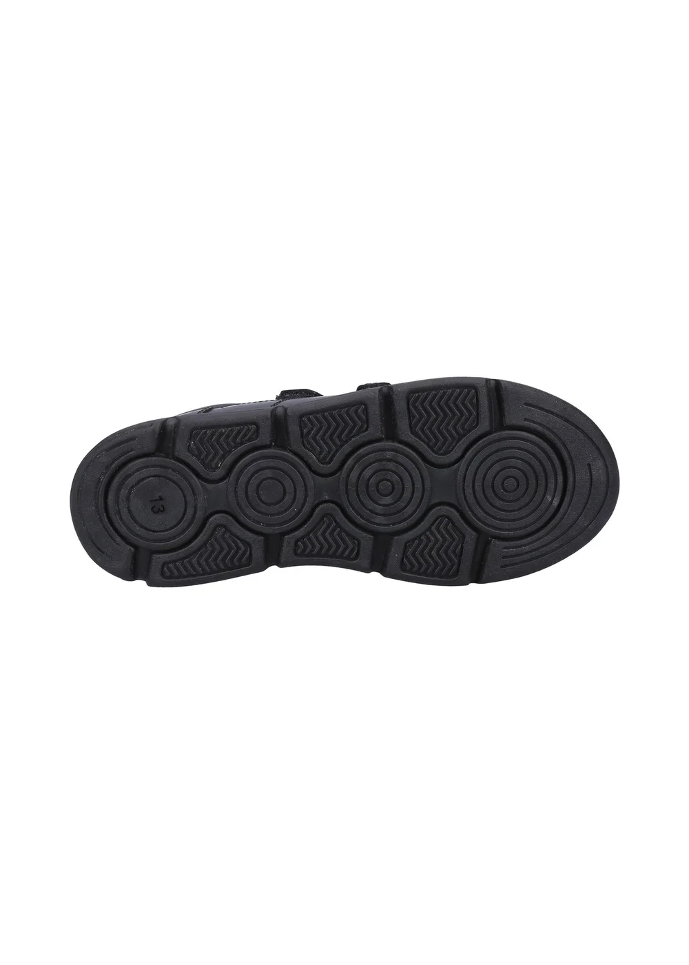Hush Puppies Boys Black Lucas Senior School Shoes (Older 3-6) - 3 Image 4