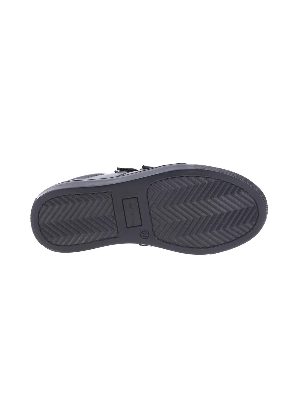 Hush Puppies Boys Black Santos Junior School Shoes (Younger 10-Older 2) - 10 Infants Image 4