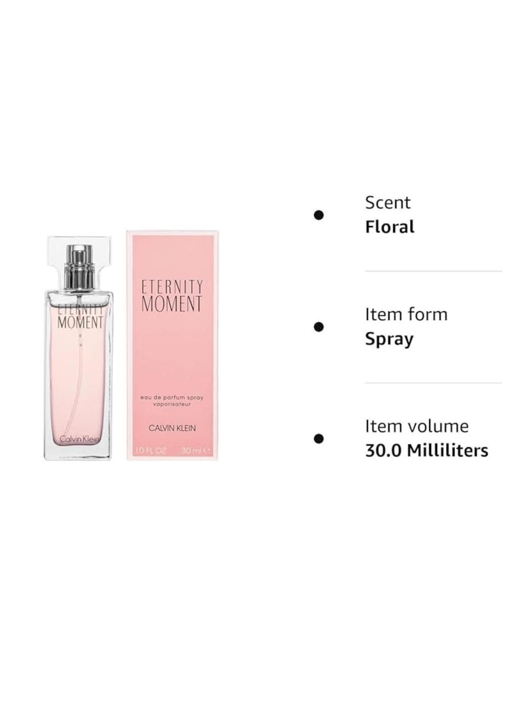 Calvin Klein Eternity Moment Femme Spray (30ml EDP) - 30ml Image 2