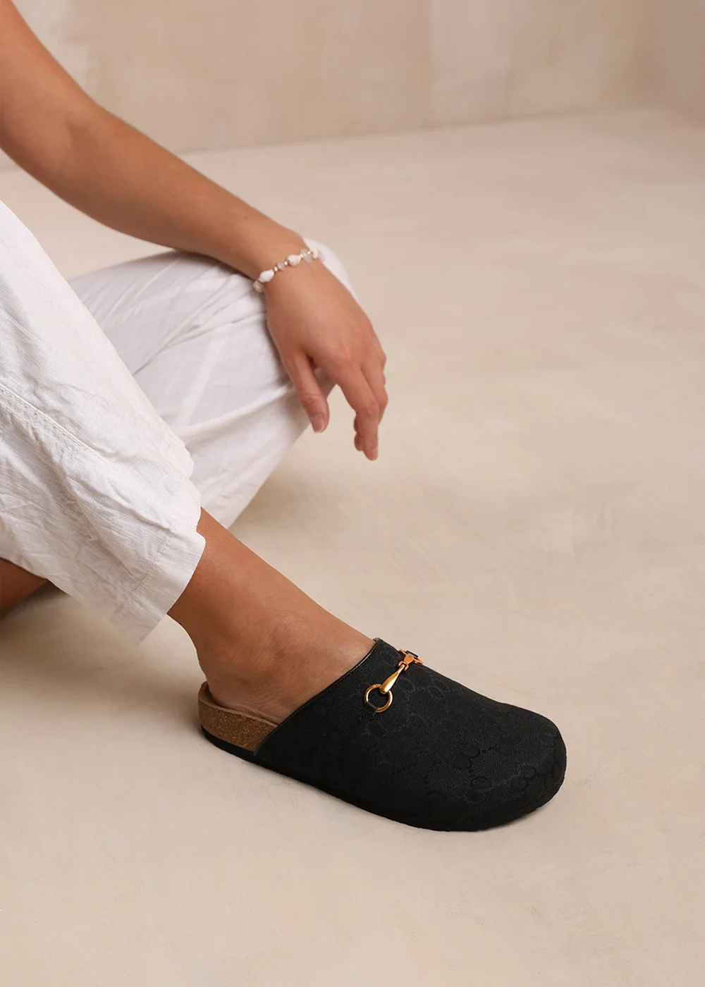 Where's That From Dublin Black Open Back Slip On Loafers - 3 Image 3
