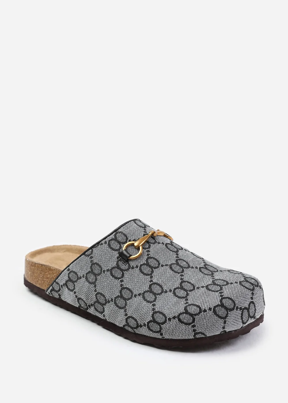 Where's That From Dublin Grey Open Back Slip On Loafers - 6 Image 1
