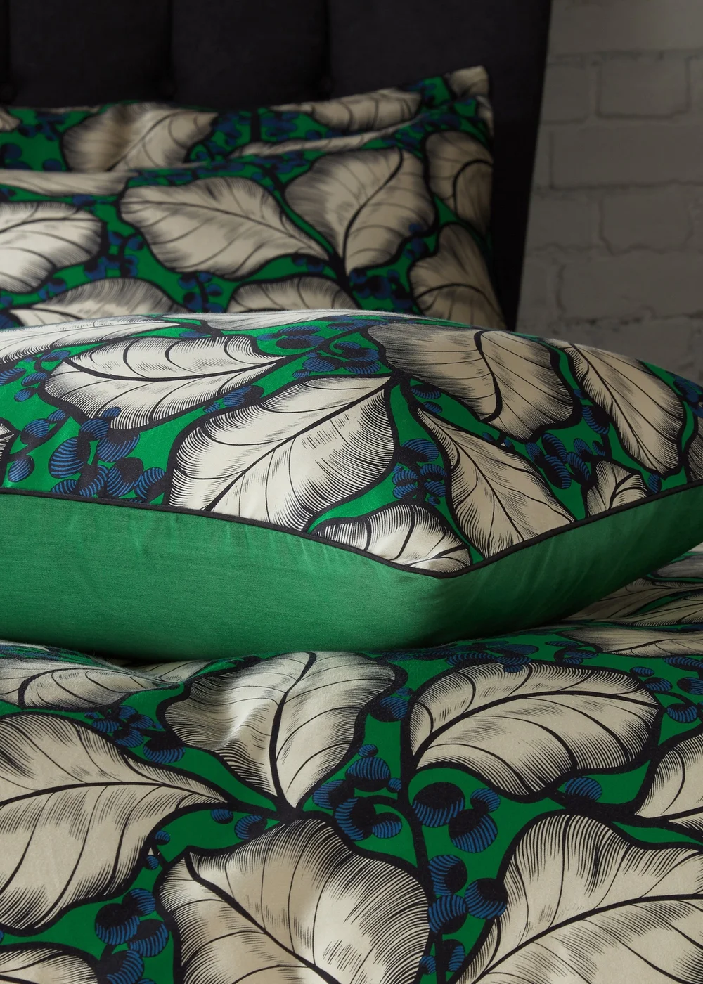 EW by Edinburgh Weavers Magali Tropical Piped Duvet Cover Set - Single Image 3