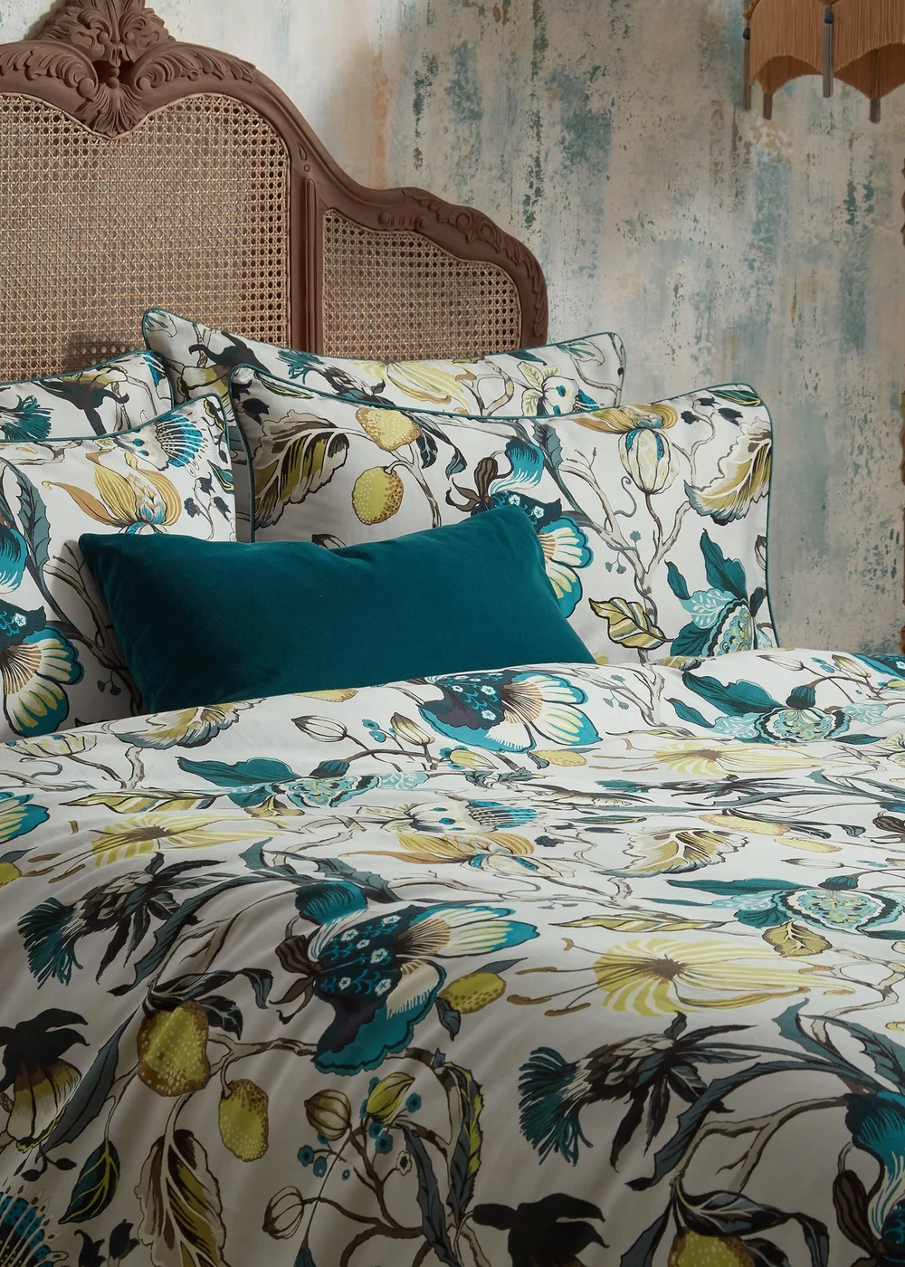 EW by Edinburgh Weavers Morton Floral Piped Duvet Cover Set - Single Image 2