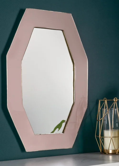 Paoletti Framed Octagonal Wall Mirror (39 x 59 x 2cm) - One Size Image 1