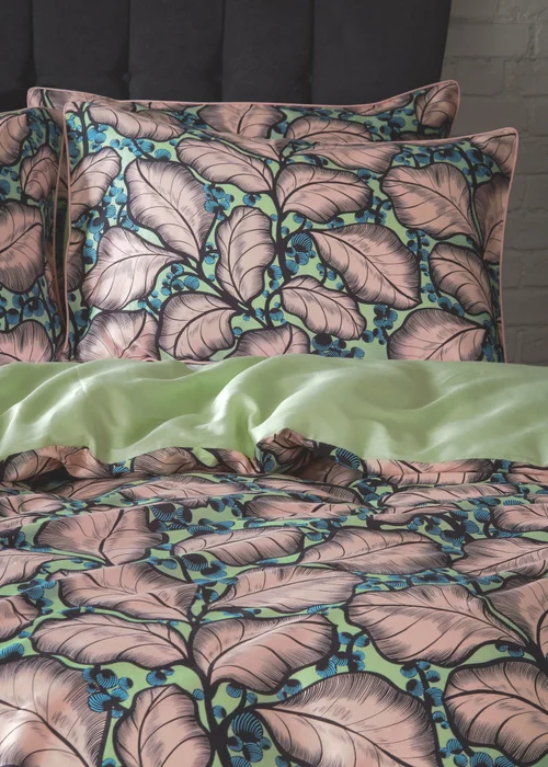 EW by Edinburgh Weavers Magali Tropical Piped Duvet Cover Set - Single Image 2