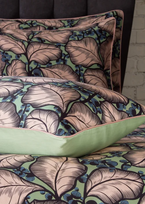 EW by Edinburgh Weavers Magali Tropical Piped Duvet Cover Set - Single Image 4