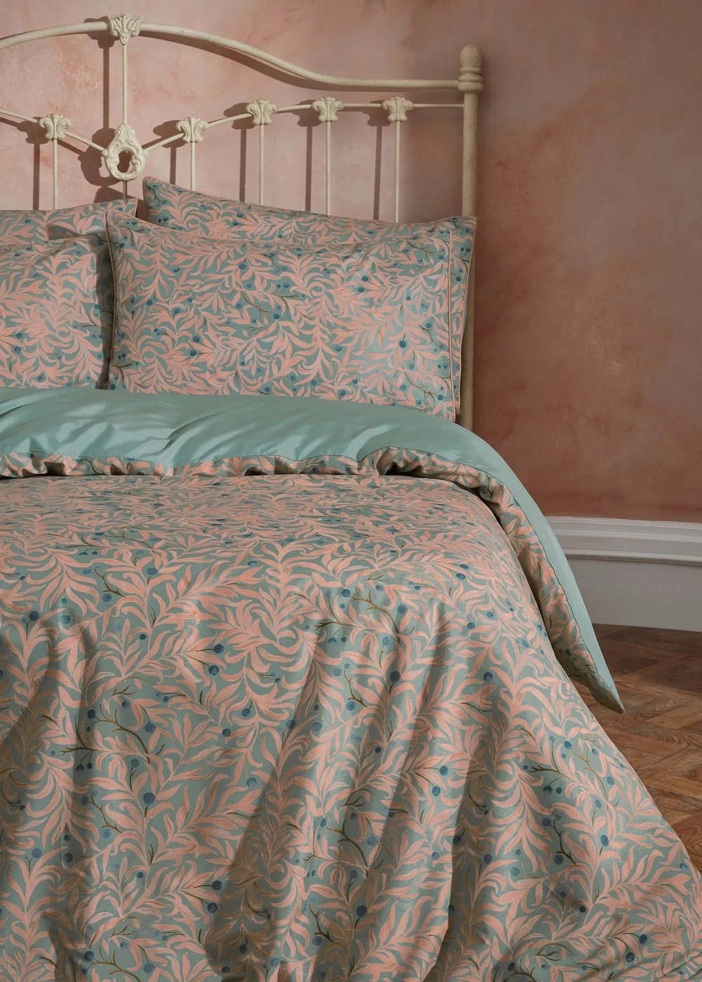 EW by Edinburgh Weavers Malory Floral Piped Duvet Cover Set - Single Image 2