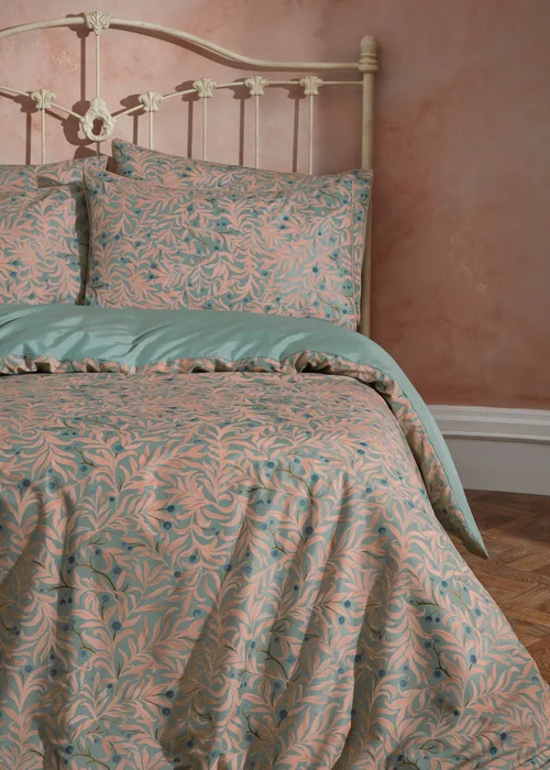 EW by Edinburgh Weavers Malory Floral Piped Duvet Cover Set - Single Image 2