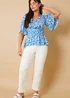 In The Style Floral Print Blouse - 8 Image 2