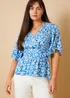 In The Style Floral Print Blouse - 8 Image 1