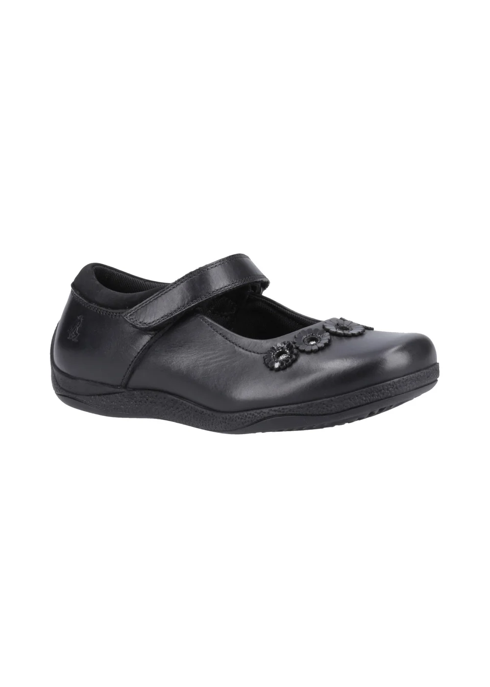 Hush Puppies Girls Black Christina Junior School Shoes (Younger 10-Older 2) - 2 Image 2
