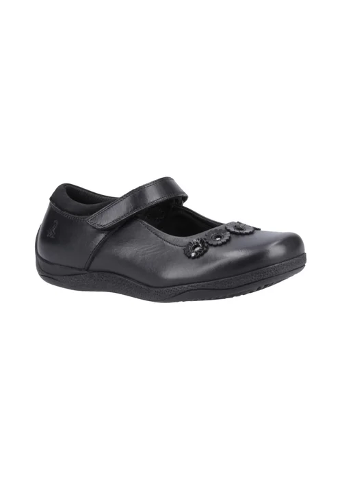 Hush Puppies Girls Black Christina Junior School Shoes (Younger 10-Older 2) - 2 Image 2