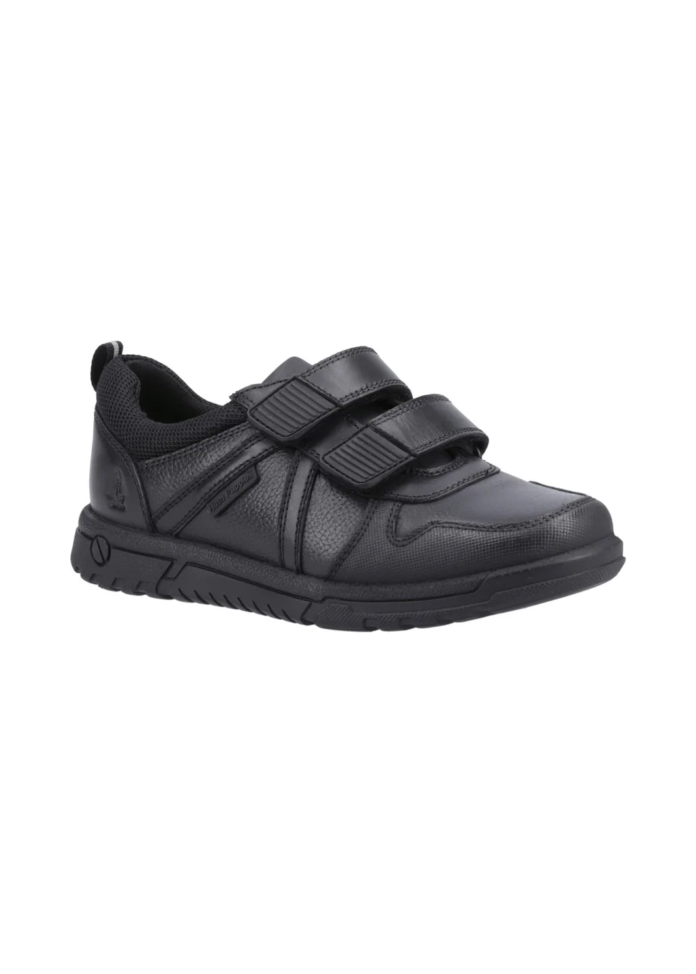 Hush Puppies Boys Black Spencer Junior School Shoes (Younger 10-Older 6) - 10 Infants Image 2