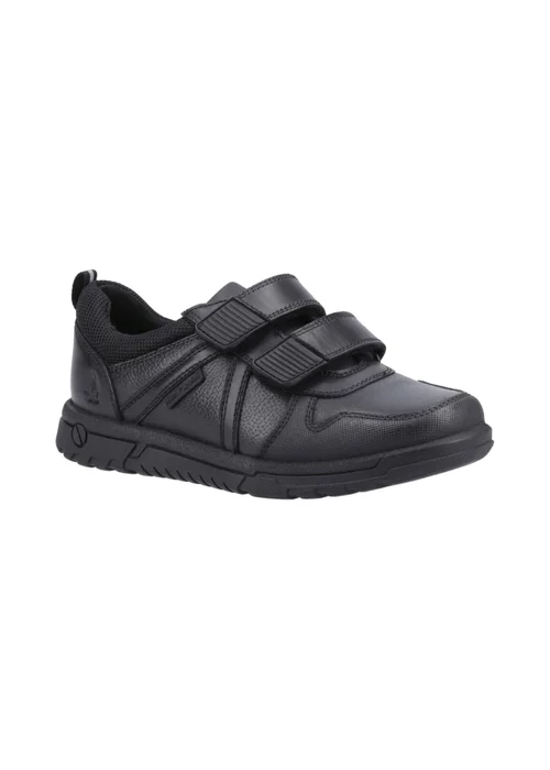 Hush Puppies Boys Black Spencer Junior School Shoes (Younger 10-Older 6) - 10 Infants Image 2