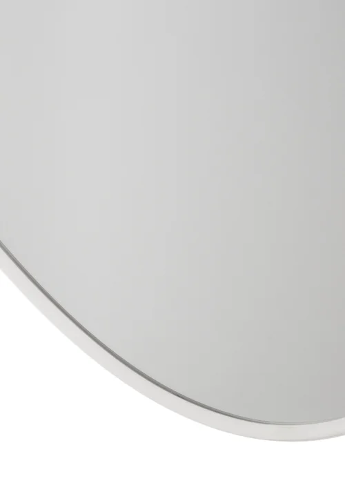Yard Organic Oval Wall Mirror (50 x 60 x 1.5cm) - One Size Image 3
