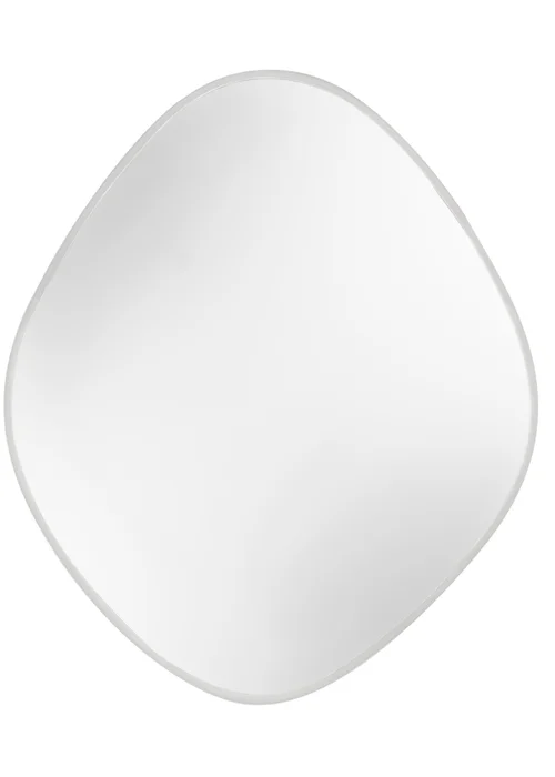 Yard Organic Oval Wall Mirror (50 x 60 x 1.5cm) - One Size Image 2