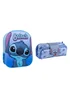 Stitch Blue 3D Backpack With Pencil Case - One Size Image 1