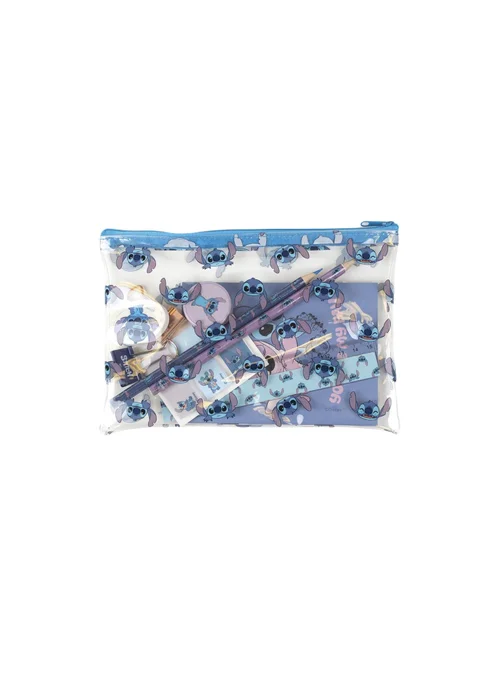 Disney Pink Stitch Back to School Backpack and Stationary Set - One Size Image 5