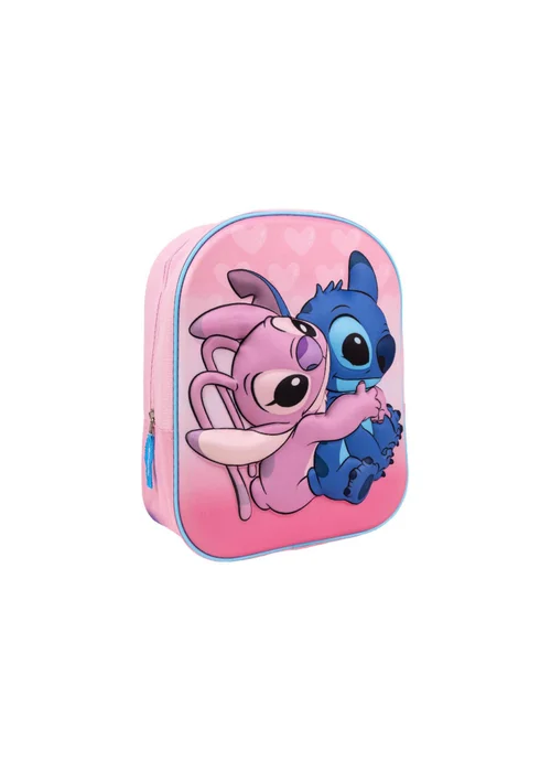 Disney Pink Stitch Back to School Backpack and Stationary Set - One Size Image 2