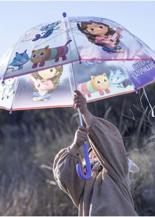 Dreamworks Pink Gabbys Doll House Backpack and Umbrella Set - One Size Image 2