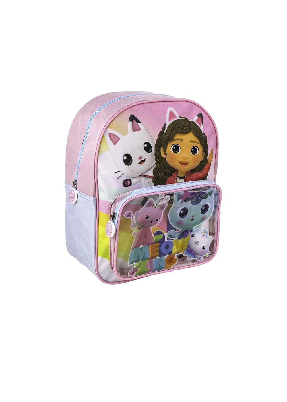 Dreamworks Pink Gabbys Doll House Backpack and Umbrella Set - One Size Image 3