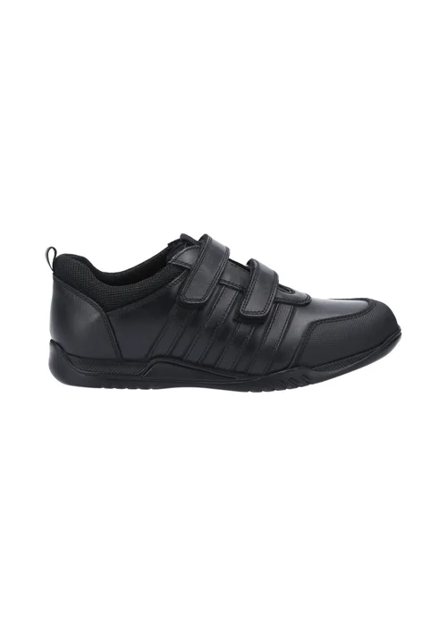 Hush Puppies Boys Black Josh Junior School Shoes (Younger 10-Older 2.5) - 11 Infants Image 1