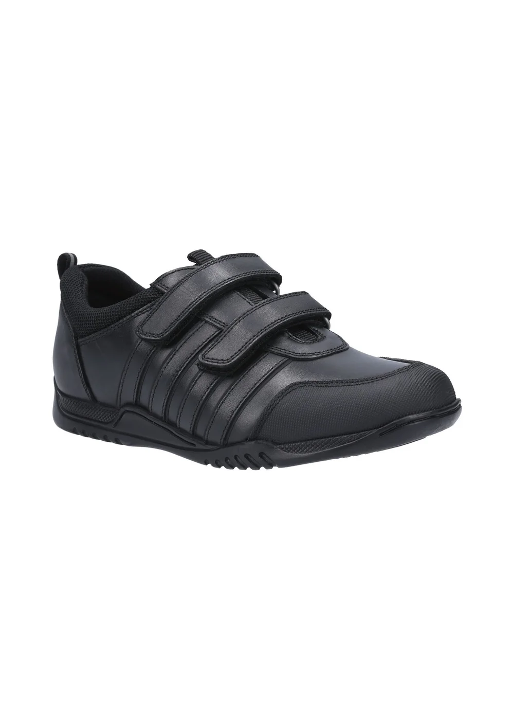 Hush Puppies Boys Black Josh Junior School Shoes (Younger 10-Older 2.5) - 11 Infants Image 2