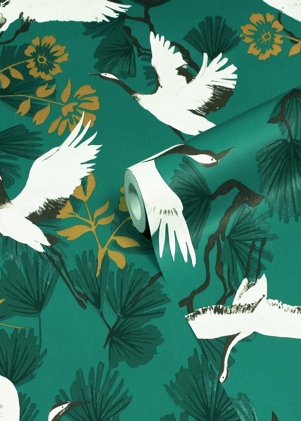 furn. Demoiselle Tropical Wallpaper (53 x 1050cm) - One Size Image 1