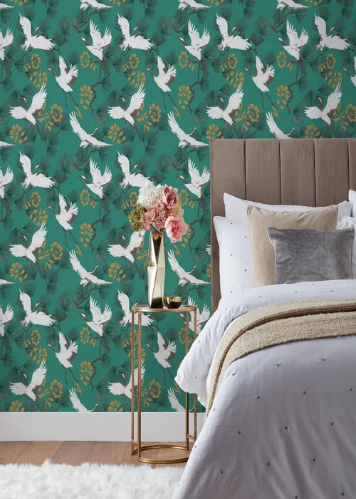 furn. Demoiselle Tropical Wallpaper (53 x 1050cm) - One Size Image 2