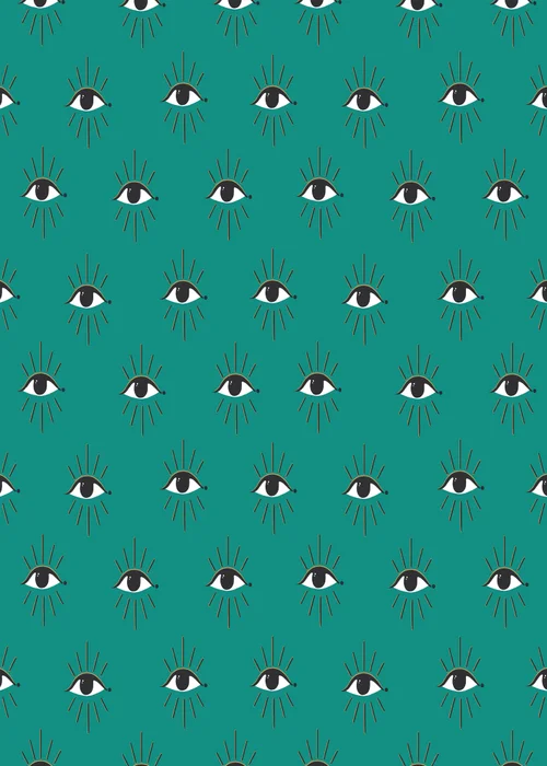 furn. Theia Abstract Eye Wallpaper (53 x 1050cm) - One Size Image 3