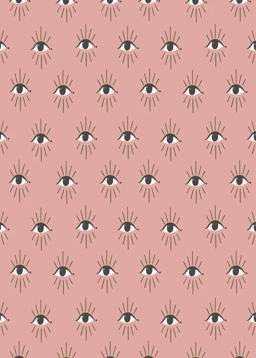 furn. Theia Abstract Eye Wallpaper (53 x 1050cm) - One Size Image 3