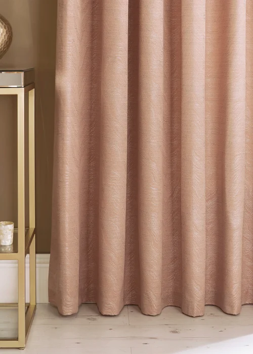 furn. Himalaya Jacquard Eyelet Curtains - 46W X 72D (117x183cm) Image 3